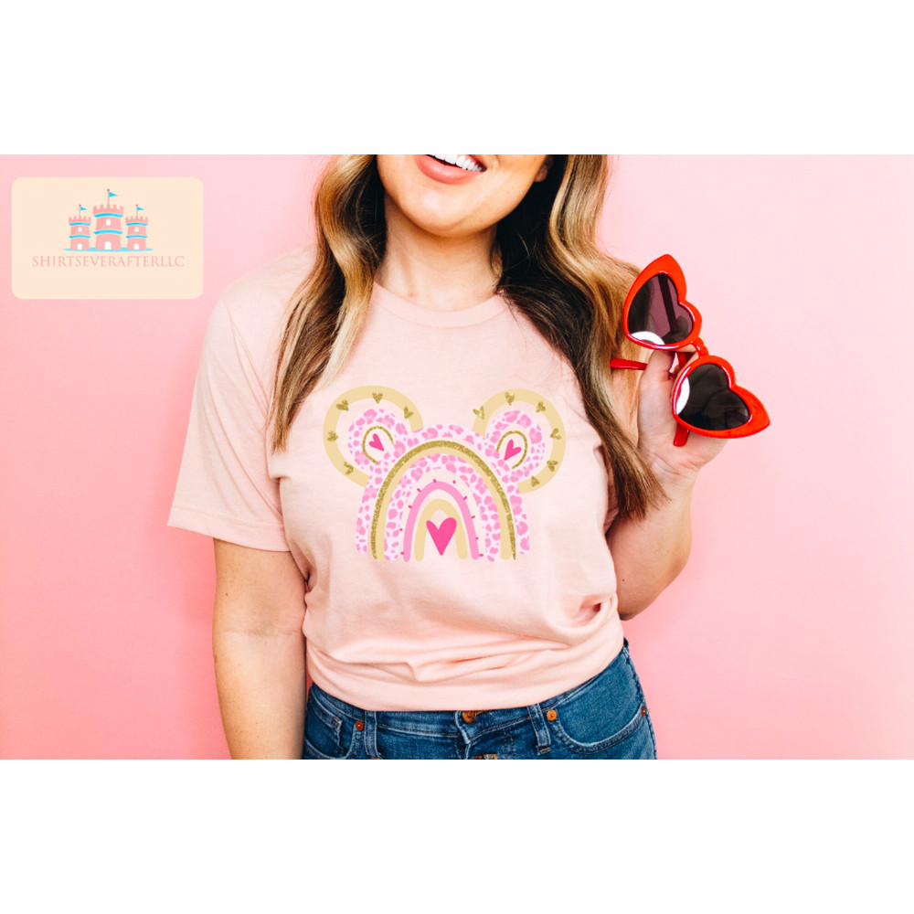 animal print rainbow Disney Shirt, Animal Kingdom themed Disney trip shirt for kids and adults, Safari shirt, valentines day shirt - 1.jpg