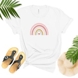 girls rainbow shirt, ladies shirt, vintage rainbow shirt, happiness shirt, rainbow kids shirt, good luck shirt, boho rai