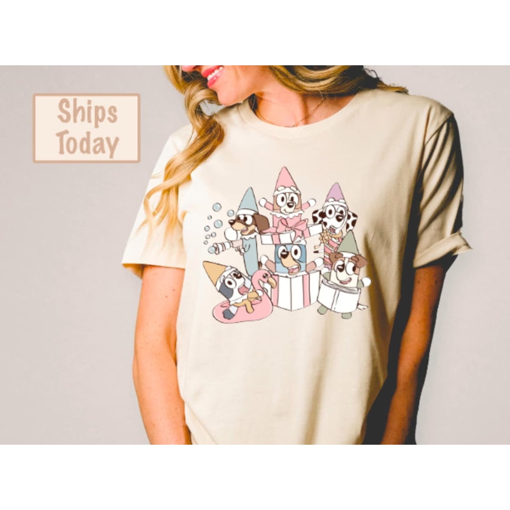 blue dog christmas shirt, blue dog ornament shirt, Besties Shirt, blue and bingo shirt, magical shirt - 2.jpg