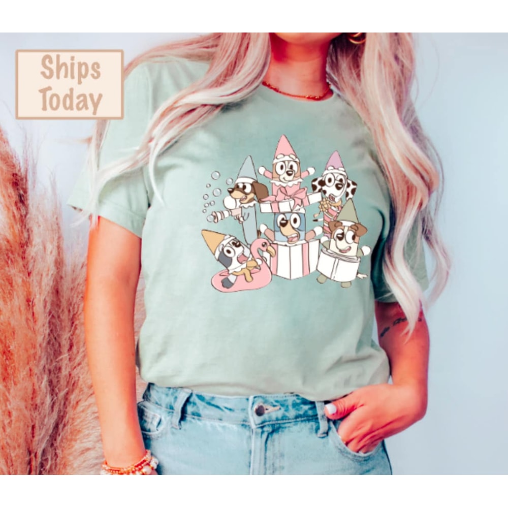 blue dog christmas shirt, blue dog ornament shirt, Besties Shirt, blue and bingo shirt, magical shirt - 4.jpg