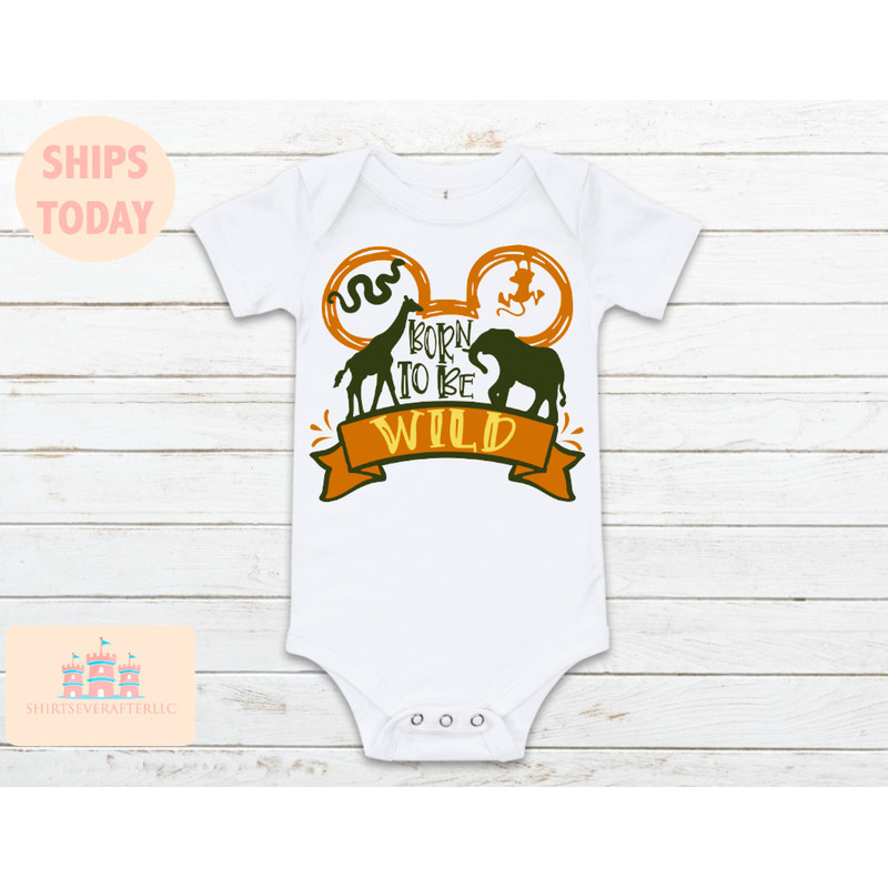 Born to be wild shirt, AK themed shirt, Safari shirt, matching shirts, kids safari shirt, family safari shirt, mouse safari shirt - 3.jpg