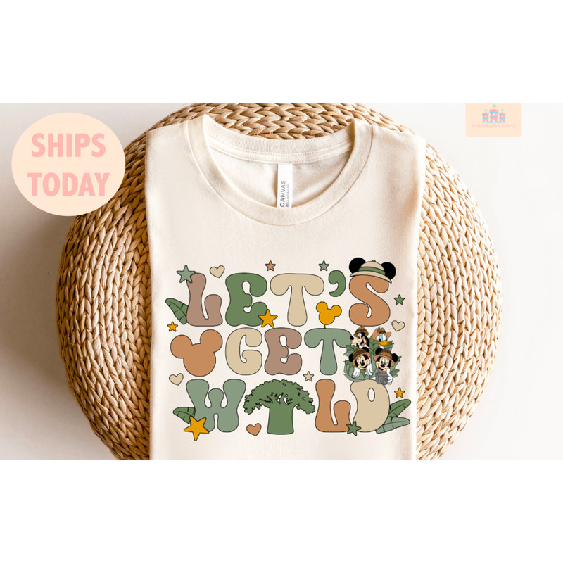 Disney Let's Get Wild shirt, Vintage Animal Kingdom Shirt, Disney Animal Kingdom Shirt, Disney Discovery Shirt, Disney Wildlife Shirt - 1.jpg