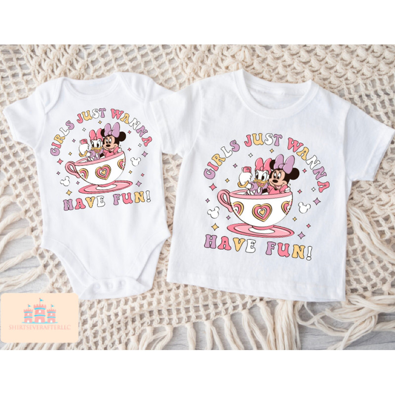 Disney Minnie Daisy Summer Shirt, Girls Just Wanna Have Sun, Disney Besties Shirt, Disneyworld Shirt, Disney Summer Shirt - 6.jpg