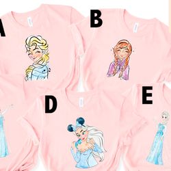 disney princess elsa t-shirt, frozen elsa anna shirt, frozen