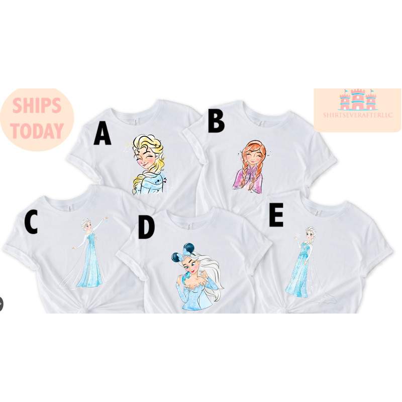 Disney Princess Elsa T-Shirt, Frozen Elsa Anna Shirt, Frozen Top, Disney Princess Elsa Shirt, Frozen Magic kingdom shirt, Disney Trip shirt - 2.jpg