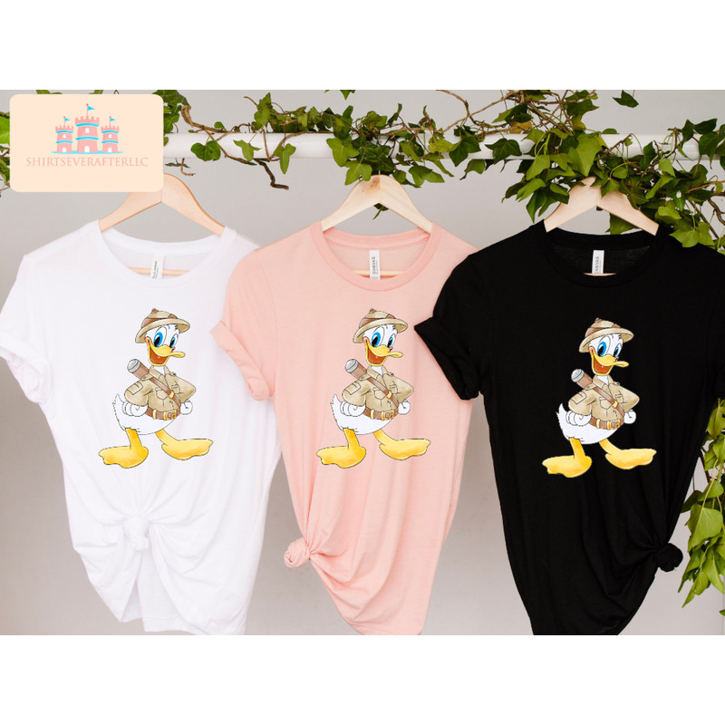 Donald Duck safari shirt, Mickey animal, Animal Kingdom themed Disney trip shirt for kids and adults, Safari shirt, animal kingdom shirt, - 2.jpg