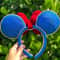 Fantasmic headband, Fantasia disney ears, Sorcerer mickey ears, Mickey wizard ears, Mickey star ears, red white blue headband ears - 9.jpg