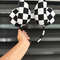 Halloween headband ears Black and white checkered Ears Headband Epcot Ears magic kingdom Ears disney Ears checkered ears, retro - 1.jpg