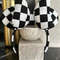 Halloween headband ears Black and white checkered Ears Headband Epcot Ears magic kingdom Ears disney Ears checkered ears, retro - 3.jpg