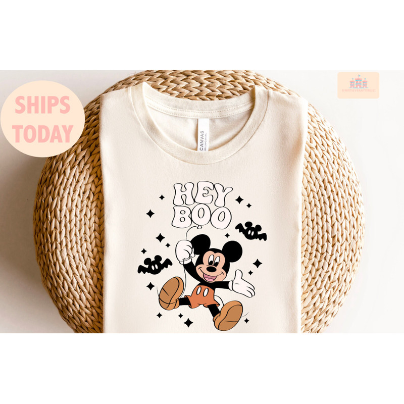 hey boo mickey halloween shirt, The Most Magical Place, Fall Best Day shirt, Halloween Spooky Family Mom Dad Adult Kid Toddler Baby - 2.jpg
