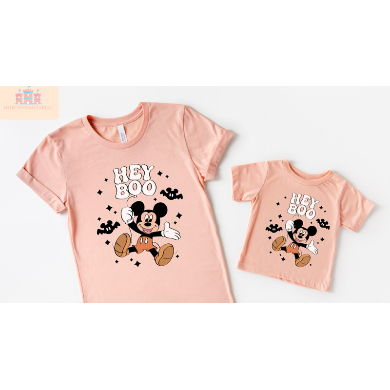 hey boo mickey halloween shirt, The Most Magical Place, Fall Best Day shirt, Halloween Spooky Family Mom Dad Adult Kid Toddler Baby - 4.jpg