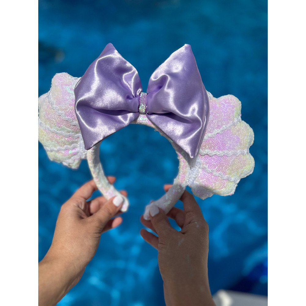 Mermaid Ears sea shell Ears Headband Mermaid Ears magic kingdom Ears disney Ears Ariel ears - 2.jpg