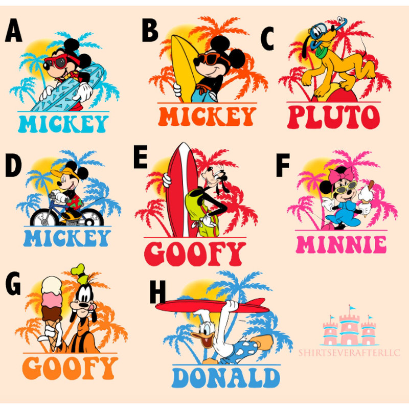 Mickey Summer Beach Shirt, Disney Summer, Shirt, Mickey Summer Shirt, Mickey Mouse Beach Boys Shirt, Mickey Surfing Shirt, Beach Party Shirt - 3.jpg