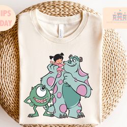 monster inc squadgoals shirt, disney monster movie tshirt, c