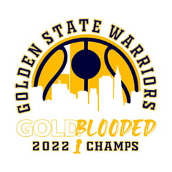 golden state warriors svg, gold blooded champs 2022 svg,