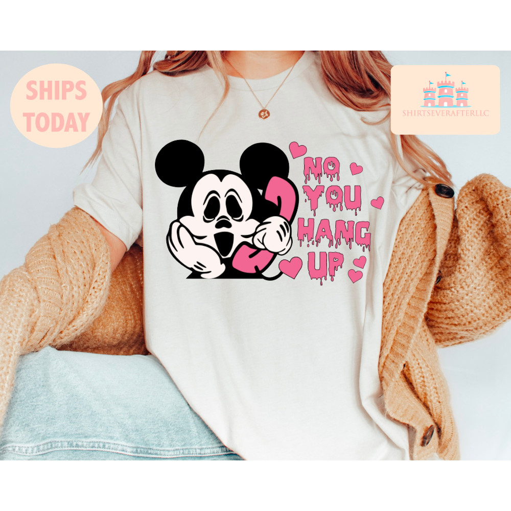 No You Hang Up Shirt, Halloween Shirt, Disney Shirt, Halloween Family Shirts, Women Disney Halloween Shirt , Halloween 2022 Shirt, Boo Tee - 2.jpg