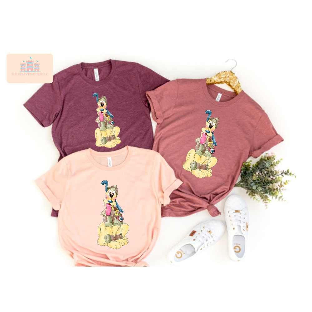 Pluto safari shirt, Mickey animal, Animal Kingdom themed Disney trip shirt for kids and adults, Safari shirt, animal kingdom shirt, - 2.jpg