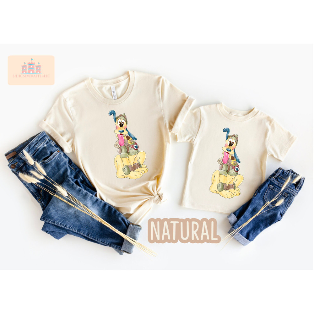 Pluto safari shirt, Mickey animal, Animal Kingdom themed Disney trip shirt for kids and adults, Safari shirt, animal kingdom shirt, - 4.jpg