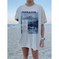 terrasen throne of glass erilea t-shirt - sarah j maas licensed merch tog crescent city aelin galathynius acotar cc book