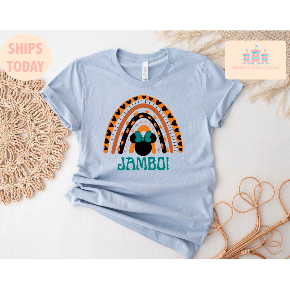Rainbow Jambo Disney Shirt  Animal Kingdom themed Disney trip shirt for kids and adults, Safari shirt, animal kingdom shirt, - 5.jpg