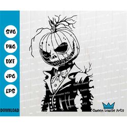 Halloween man pumpkin head svg monster suit png dxf,Halloween pumpkin SVG File for Cricut Horror Fiction SVG T Shirt Sti