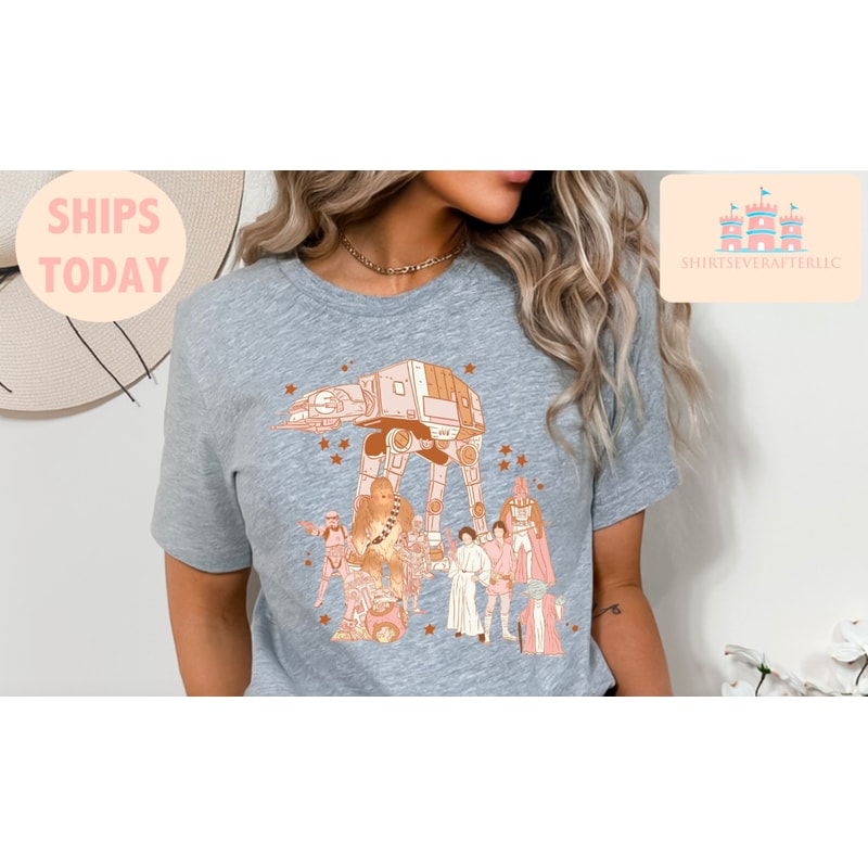 Star Wars Disney Shirt,Vintage Star Wars Shirt,Star Wars Logo Shirt,Darth Vader,Baby Yoda,Star Wars Gift,Matching Disney Tshirt,Family Shirt - 1.jpg