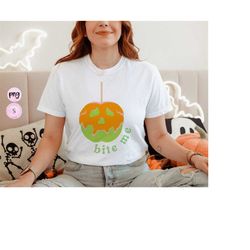bite me png, candy apple png, country halloween design halloween png coffee sublimation art ghost png sublimation design