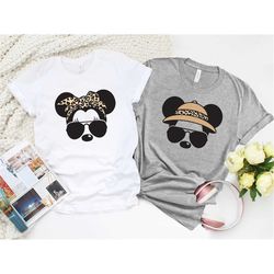 disney animal kingdom shirt, disney safari, mickey minnie animal kingdom leopard shirts, disney couple matching shirts,