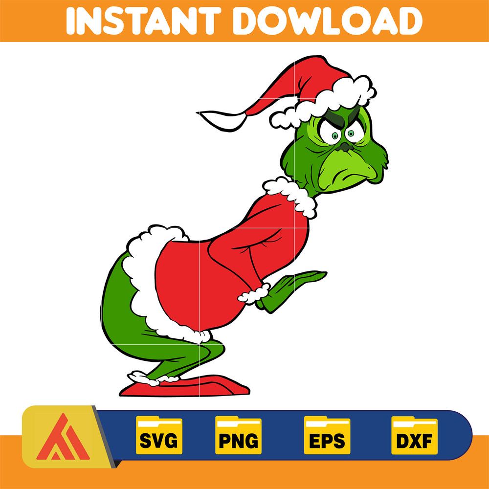 Grinch SVG, Grinch Christmas Svg, Grinch Face Svg, Grinch Hand Svg, Clipart Cricut Vector Cut File, Instant Download (232).jpg