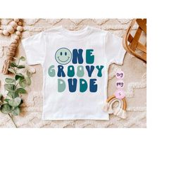 one groovy dude svg, birthday girl png, toddler shirt png, retro brother sister, kids shirt design, matching sibling, to