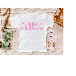 little wildflower svg, birthday girl png, toddler shirt png, retro brother sister, kids shirt design, matching sibling,