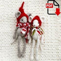 Pixie accessories – 2 hats, scarf, cape. Knitting pattern. English and Russian PDF.