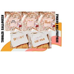 halloween sublimation bundle, halloween design bundle, spooky pumpkin spice, fall,  pumpkin spice coffee, printable png