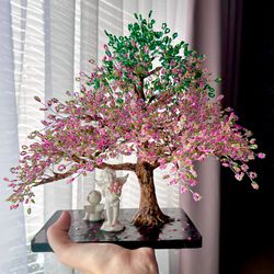 Artificial cherry blossom handmade| exclusive indoor plant | decor