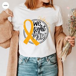 Childhood Cancer T-Shirt, Cancer Support Crewneck Sweatshirt, Cancer Survivort Gift, Cancer Awareness Shirt, Awareness G