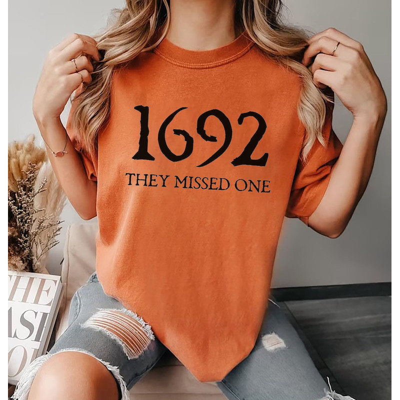 Salem 1692 They Misssed One Png, Halloween Png For Shirt, Trendy Png, Spooky Season.png