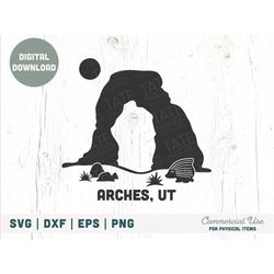 arches national park retro svg cut file, arches utah png, delicate arch utah svg, utah retro shirt svg - commercial use,