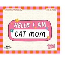 cat mom svg  cat mom svg, cut file cat mama, fur mom svg, cat lady svg, die cut, cut files for cricut, silhouette cameo,