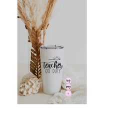 teacher off duty svg, thanks for helping me grow teacher appreciation, school svg cut file, printable png silhouette cri