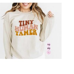 tiny human tamer, teacher, back to school svg, teacher appreciation gift teacher printable png silhouette cricut sublima