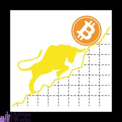 bitcoin trader crypto asset svg, trending svg, bitcoin svg, bitcoin trader crypto asset svg, trader bull trend svg, gold