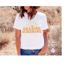 chasing sunshine svg, lake bum svg, hot mom summer svg, summer svg cut file, retro sublimation design, svg for shirts
