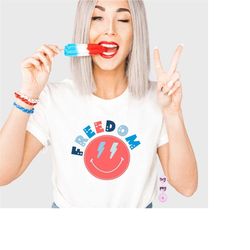 freedom svg, lightning bolt 4th of july svg, fourth of july svg, fourth of july shirt, fourth of july retro png, sublima
