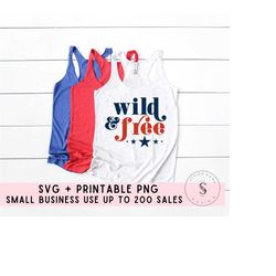 wild and free fourth of july usa good days ahead sunny days dreamer retro boho rainbow printable png sublimation design