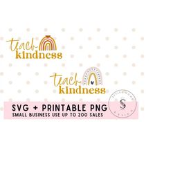 teach kindness teacher teaching classroom diversity be kind positive shirts bundle svg cut file printable png silhouette