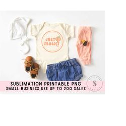 just peachy, sunshine png, summer png, retro, printable png silhouette cricut sublimation