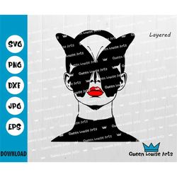 woman face with butterfly svg,woman face svg,butterfly svg,lips svg,girl face svg,woman svg png cricut silhouette cut cl