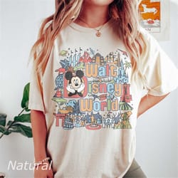 retro disney world shirt, vintage mickey shirt, vintage disney shirt, walt disney world, disneyworld trip 2023 shirt, wd