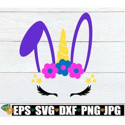 unicorn bunny, bunny unicorn, cute easter svg, unicorn bunny svg, easter unicorn svg, cut file, svg, printable image