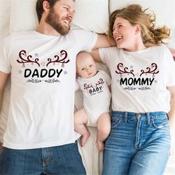 deer family shirts, christmas family matching shirt, reindeer family shirts, family christmas pajamas, family holiday sh